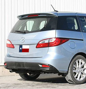 2012 And Up Mazda 5 Hatchback Factory Post No Light Spoiler, Painted