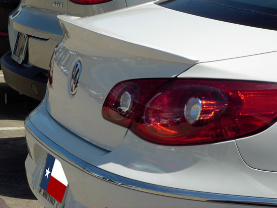 2009 And Up Volkswagen CC Lip No Light Spoiler- Painted