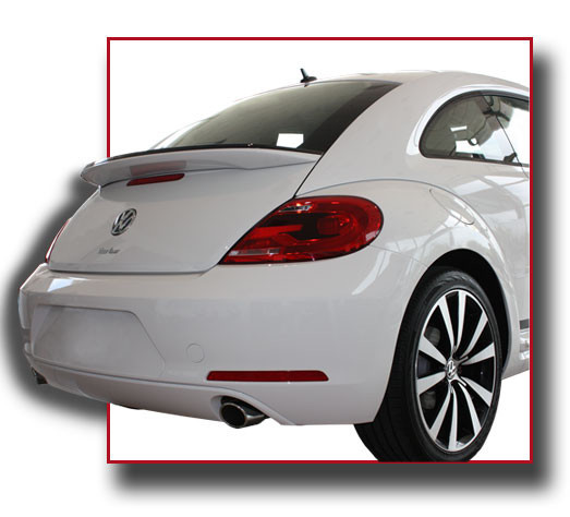 2012 And Up Volkswagen Beetle Factory Flush No Light Spoiler, Painted