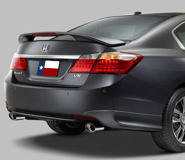 2013 And Up Honda Accord 4DR Factory Post Lighted Spoiler, Painted