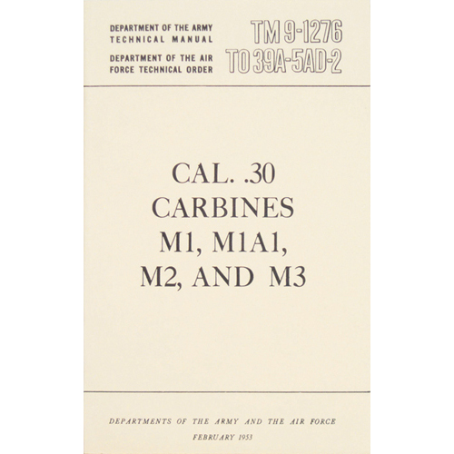 59-44   Cal .30 Carbines Technical Manual