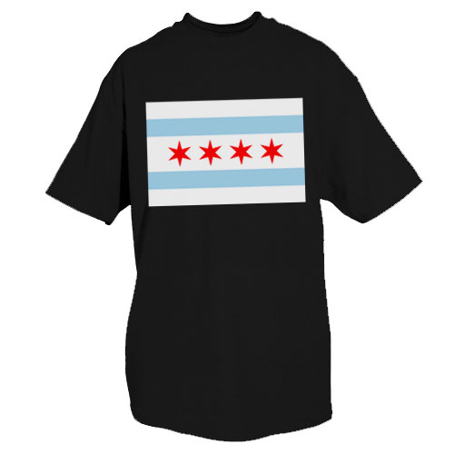 City of Chicago Flag Men's Tees