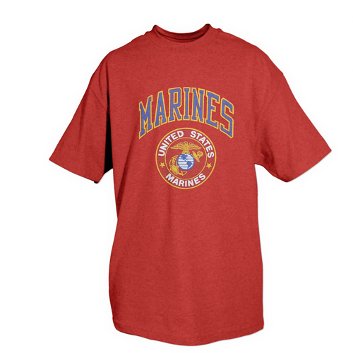63-91 S  Marines One-Sided Imprinted T-Shirt