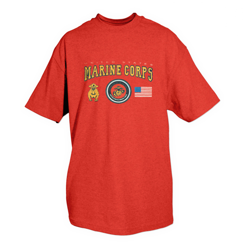64-41 S Marines One-Sided Imprinted T-Shirt