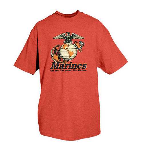 64-42 L  Marines One-Sided Imprinted T-Shirt