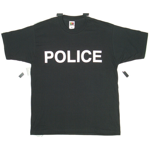 Two-Sided Imprinted T-Shirt - Black - Medium