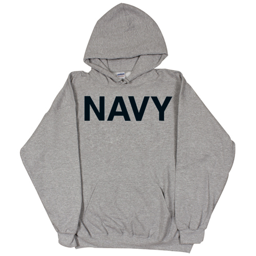 Pullover Hoodie Sweatshirt - Grey - 3 XL