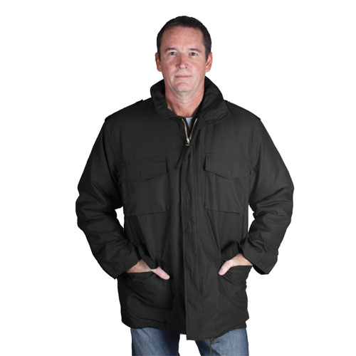 Picture of Fox Outdoor 68-31BL BLACK L   M65 Field Jacket with Liner 