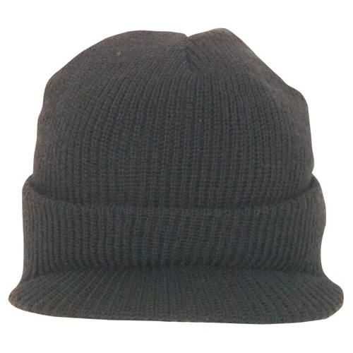 GI Wool Jeep Cap, Black