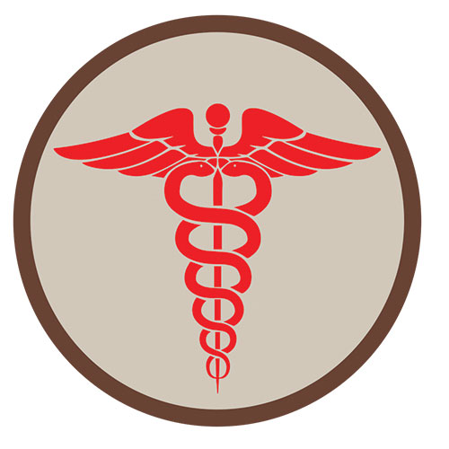 84P-012  Medical & Morale Patches pack of 12