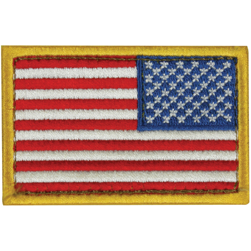 84P-871  USA Flag Patch pack of 12