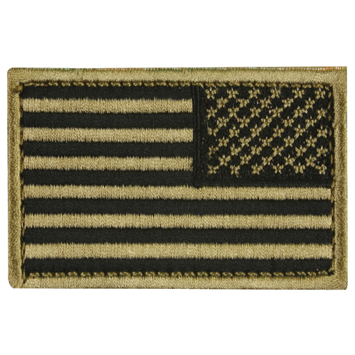 84P-878  USA Flag Patch pack of 12