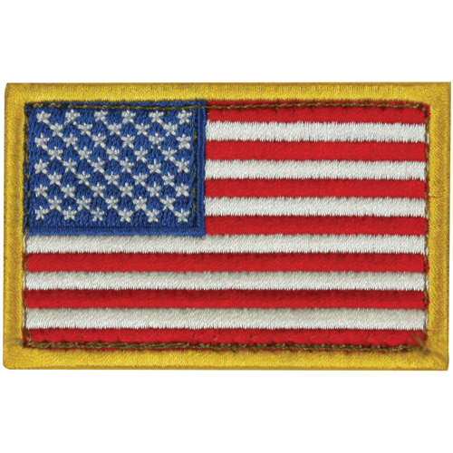84P-881  USA Flag Patch pack of 12