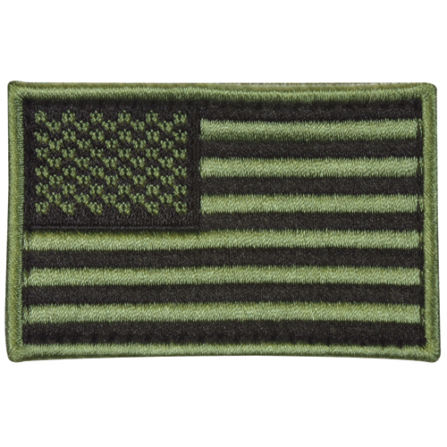 84P-887  USA Flag Patch pack of 12