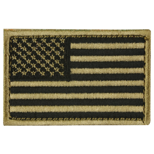 84P-888  USA Flag Patch pack of 12