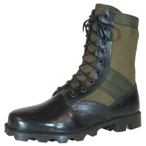 Deluxe Vietnam Jungle Boots - Olive Drab - Size 07 - Durable Support