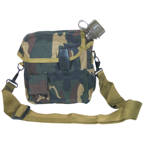 2 Quart Canteen Cover - Shoulder Strap, Camo