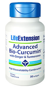 Picture of Life Extension 1808 Advanced Bio Curcumin with Ginger & Tumerones&#44; 30 Softgels