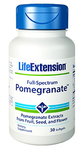 Picture of Life Extension 1423 Full Spectrum Pomegranate- 30 Softgels