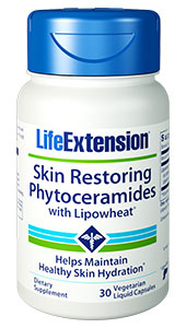 Picture of Life Extension 1596 Skin Restoring PhytoCeremides with Lipo Wheat