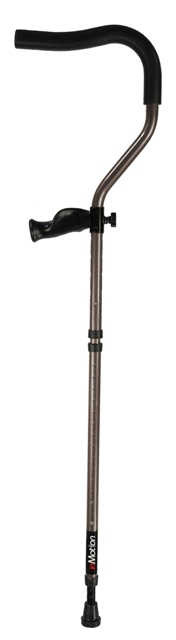 MWD6000C Short In-Motion Pro Crutch- Charcoal -  Millennial Medical