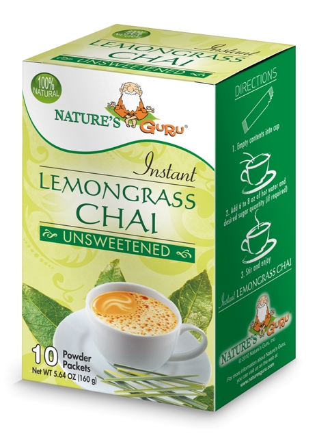 Lemongrass Chai Unsweetened Drink Mix - Pack Of 8