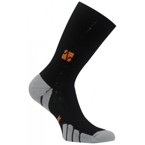 VT 0810T Tennis Classic Crew Medium Weight Socks - Black - Medium