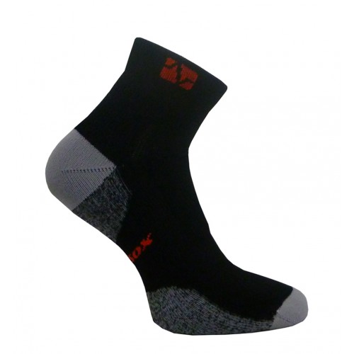 VT 0213T Tennis Extra Padding Drystat Compression Socks- Black - Medium