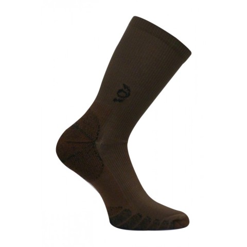 TSC 100 Compression Crew Socks- Brown - Small