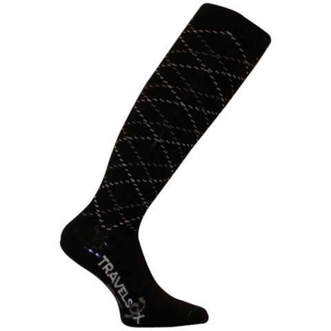 TS 5000W Patented Graduated Compression OTC Socks 10-18 Mmhg, Black - Medium