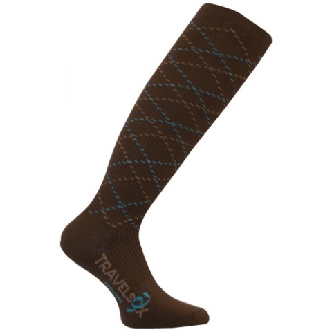 TS 5000W Patented Graduated Compression OTC Socks 10-18 Mmhg- Brown - Small