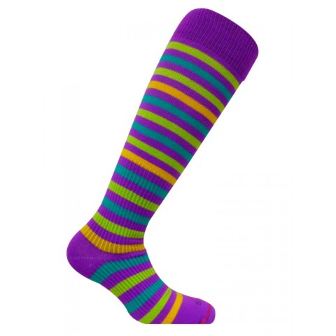 TSS 100W Patented Graduated Compression OTC Socks 10-18 Mmhg- Violet - Small