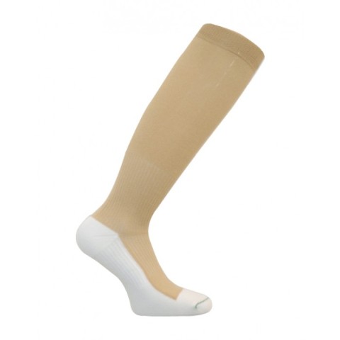 CS 0456 Diabetic Patented Light Compression OTC Socks 10-16 Mmhg, Khaki - Large