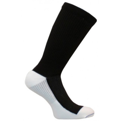 CS 0156-20 Leg Constriction Free Crew Compression Drystat Socks - Black - Small