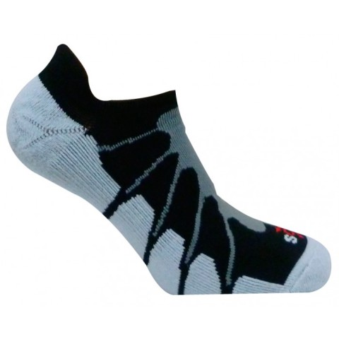 SS 6011 Sport Plantar Fasciitis Arch Support Ghost Compression Socks- Black - Extra Large