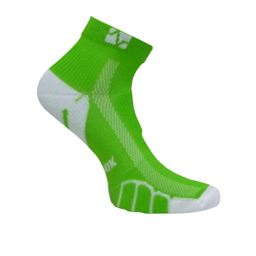VT 0210 Ped Light Weight Running Socks- Lime Green - Extra Large