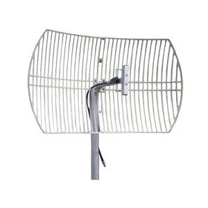 Picture of Hana Wireless HW-DCGD9-15-NF 870-960 15dBi MHz Grid Parabolic Antenna