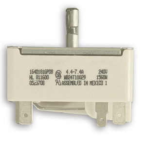 WB24T10029 6 in. Surface Burner Control Switch