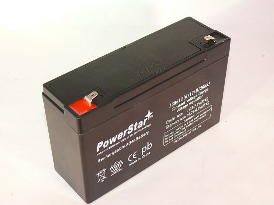 6V 12 Ah RBC3 Sealed Lead Acid Batteries