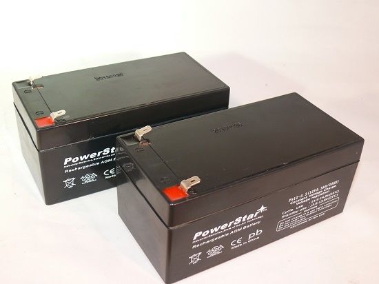 PS12-3.3--2PACK-01 RBC35 Replacement Battery Cartridge for APC Back-UPS ES BE350T & BE350U - 2 Pack