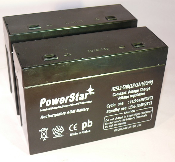 HZS12-5-2Pack-01 Batteries For APC Replacement Battery Cartridge Rbc21 - 2 Pack