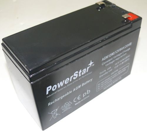 ps12-9-40 12V 9Ah Sla Battery Replaces Cp1290 6-Dw-9 Hr9-12 Ps-1290F2 -  PowerStar