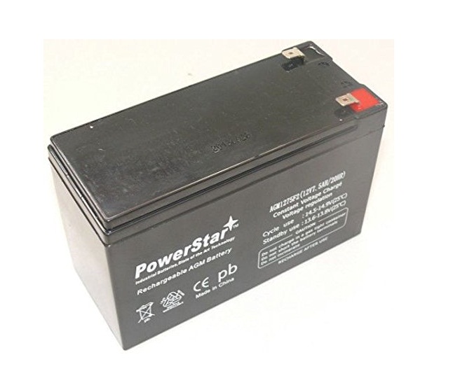 AGM1275F2-20 12V 7.5Ah Battery Replaces Tempest 12V7.5Ah-Tr7.5-12A-Tr7.2-12A