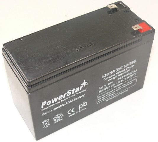 AGM1275F2-30 12V 7.5Ah 570 Portable Fish Finder Battery