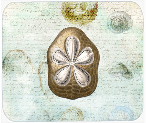 9.5 x 8 in. Sand Dollar Mouse Pad, Hot Pad or Trivet