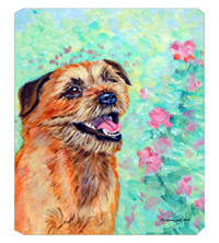 8 x 9.5 in. Border Terrier Mouse Pad, Hot Pad or Trivet