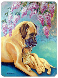 8 x 9.5 in. Great Dane Mouse Pad, Hot Pad or Trivet