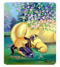 8 x 9.5 in. Great Dane Mouse Pad, Hot Pad or Trivet