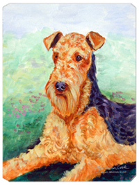 8 x 9.5 in. Airedale Mouse Pad, Hot Pad or Trivet