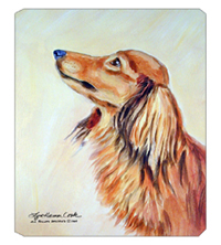 8 x 9.5 in. Dachshund Mouse Pad, Hot Pad or Trivet